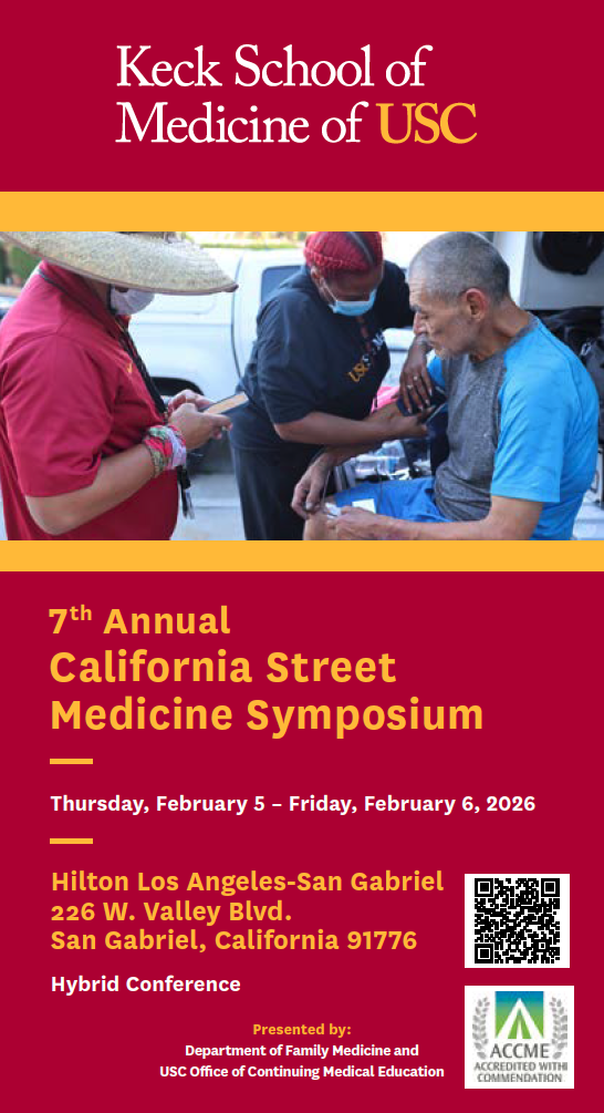 7th Annual California Street Medicine Symposium Banner