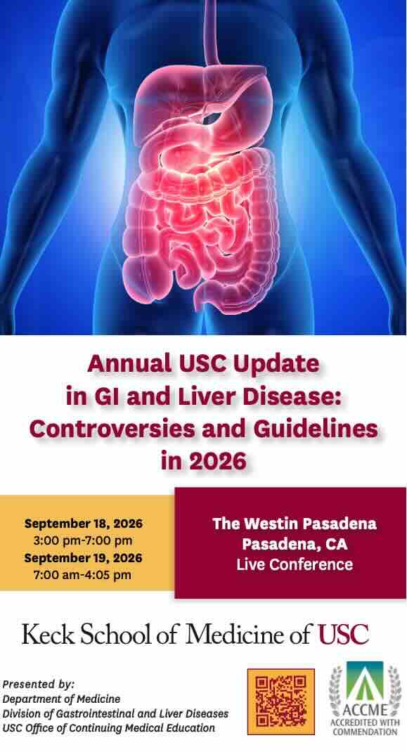 Annual USC Update in GI and Liver Diseases: Controversies and Guidelines in 2026 Banner
