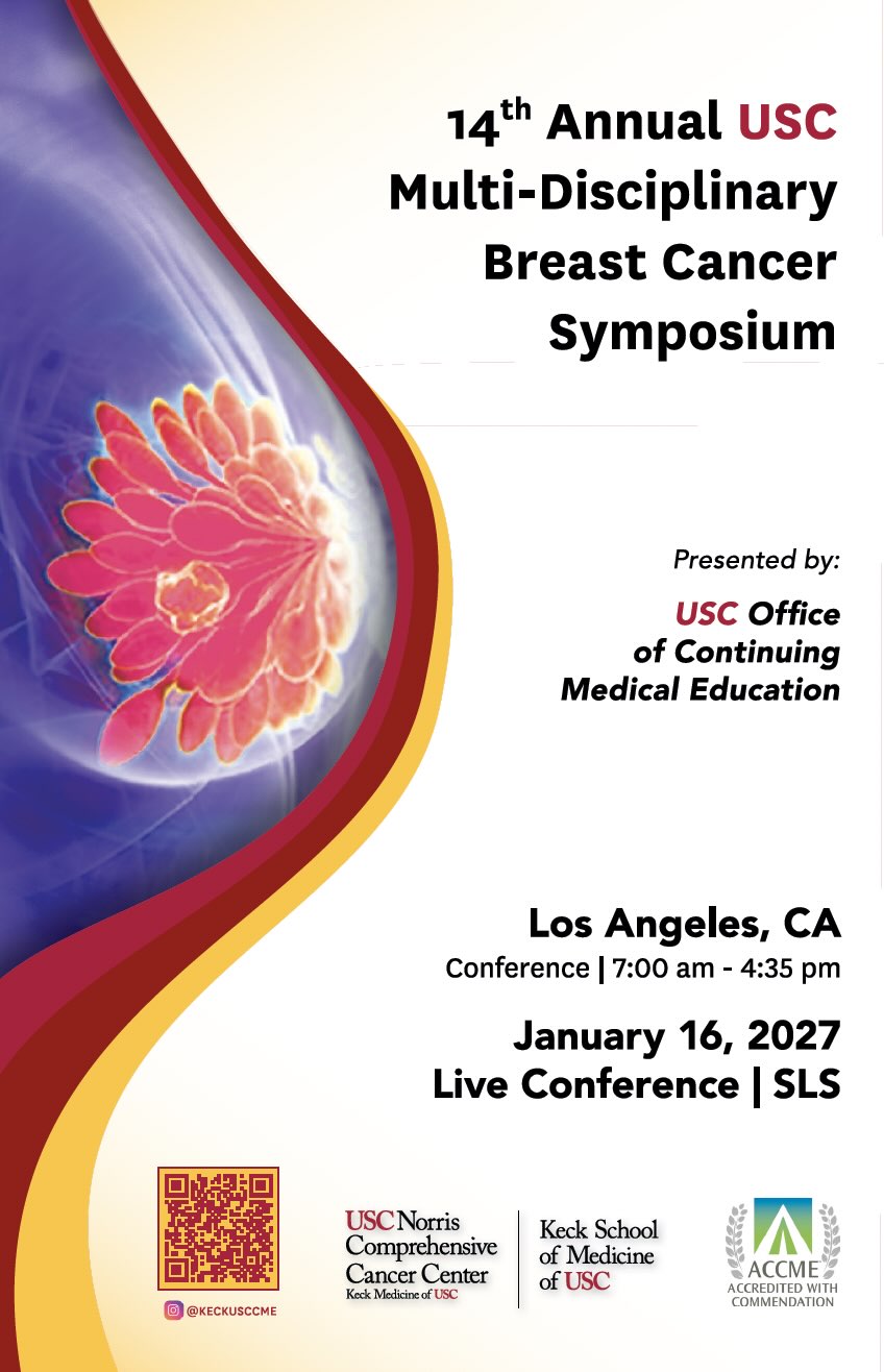 14th Annual USC Multi-Disciplinary Breast Cancer Symposium Banner