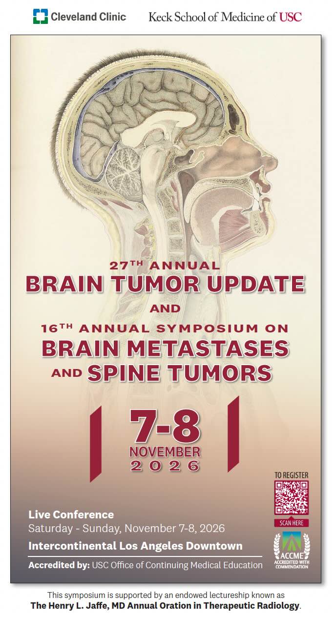 27th Annual Brain Tumor Update and 16th Annual Symposium on Brain Metastases and Spine Tumors Banner