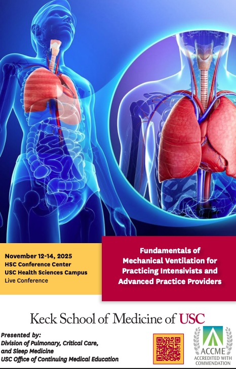 2025 Fundamentals of Mechanical Ventilation for Practicing Intensivists and Advanced Practice Providers Banner