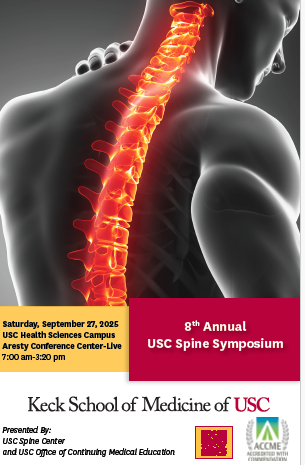 8th Annual USC Spine Symposium Banner